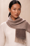 UNDYED DOUBLE FACE SCARF