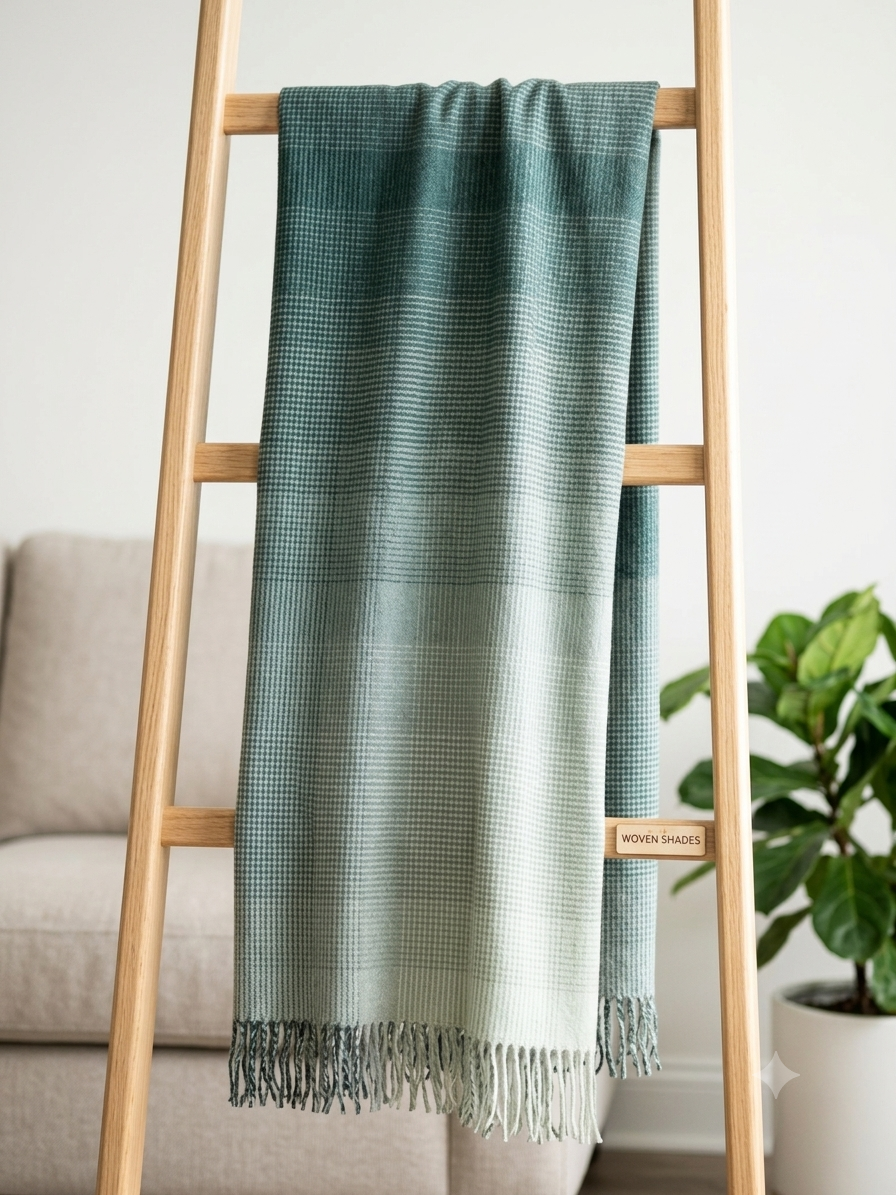 Ombre Alpaca Throw