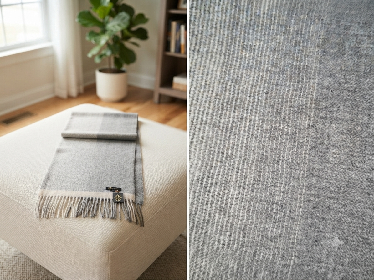 Undyed Ombre Throw