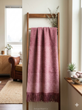 Pink Ombre Alpaca Throw