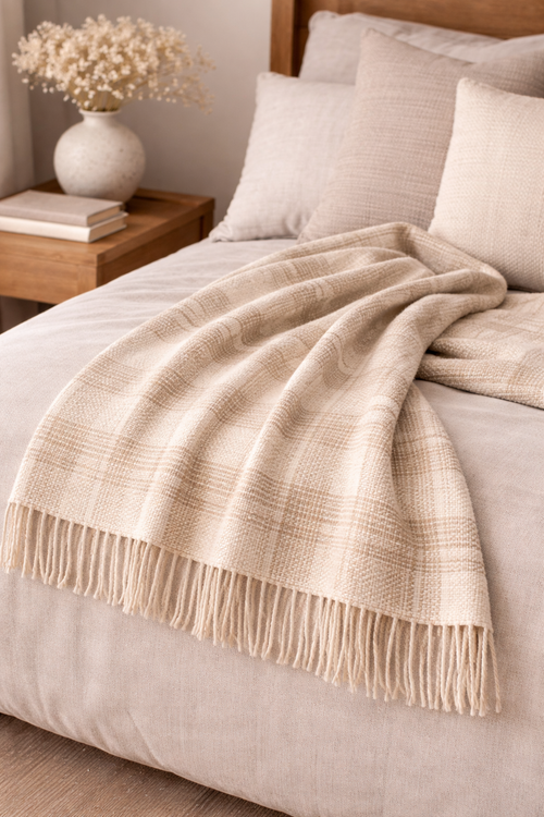 Rustic Plaid Throw