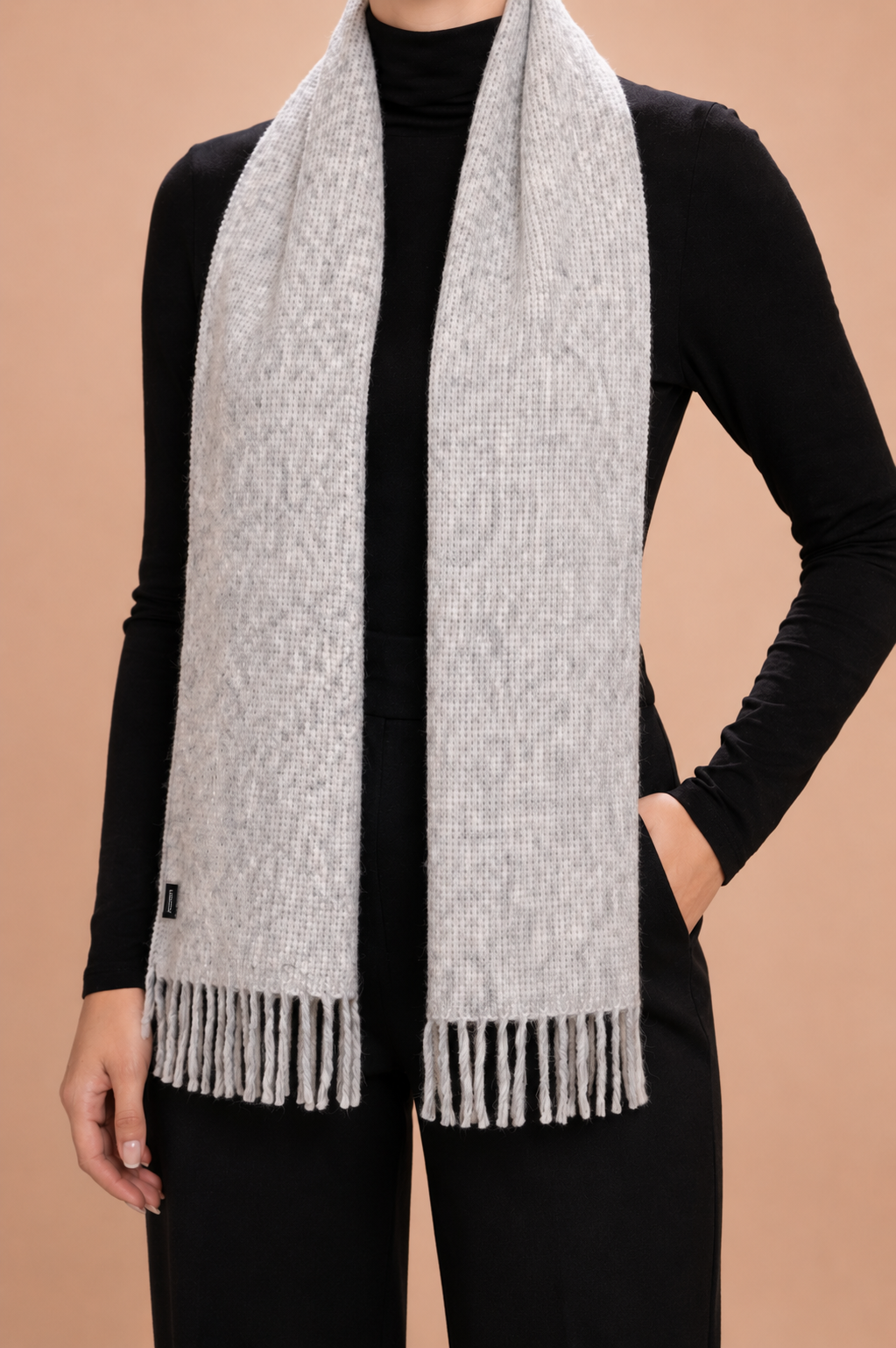 Undyed Textured Scarf