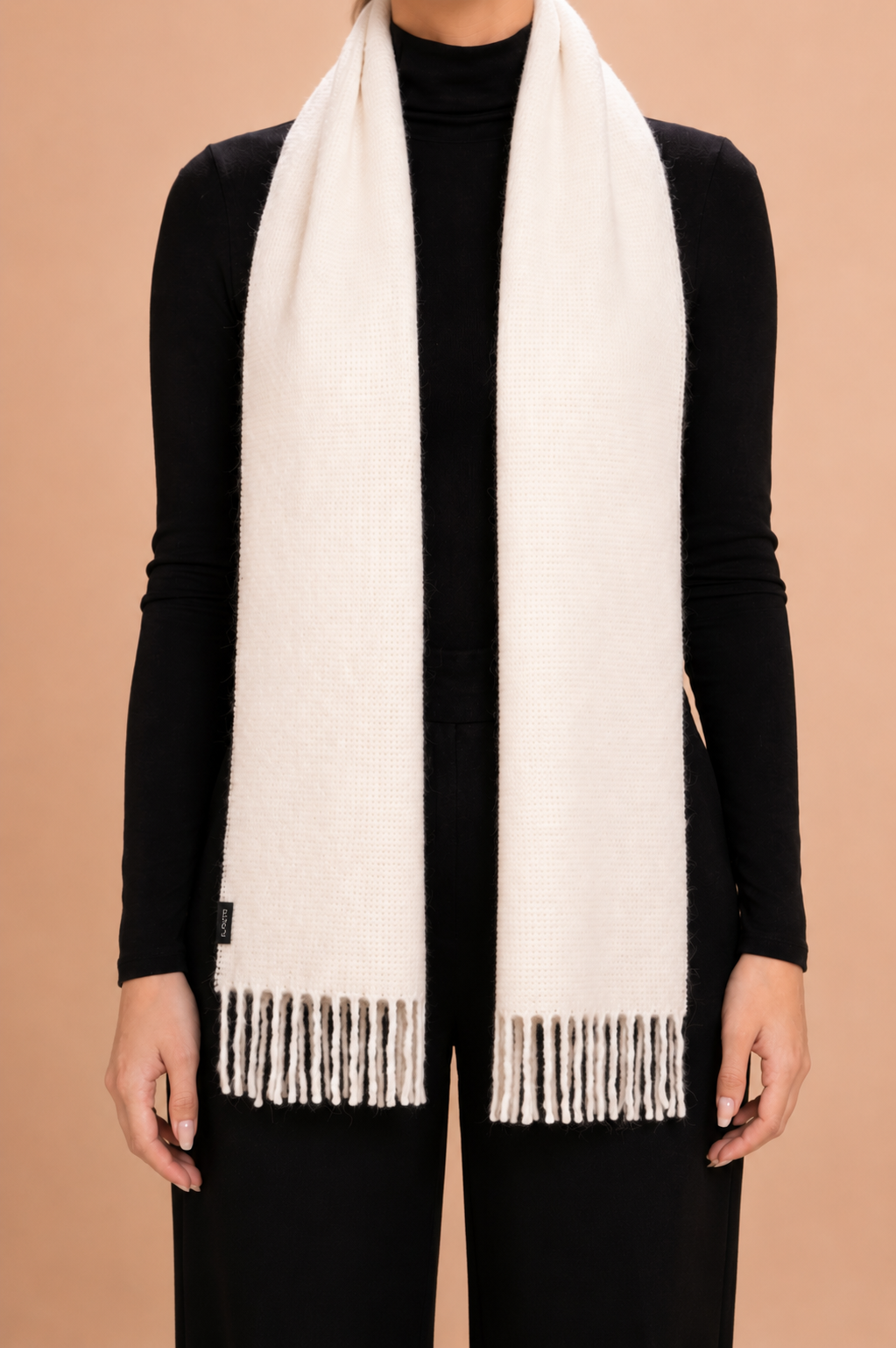 Undyed Textured Scarf